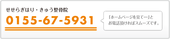 電話でのお問い合わせ・ご予約は0155-67-5931